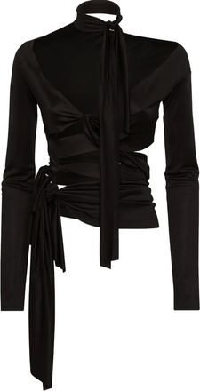 Dsquared2 Blusa con dettaglio cut-out - Nero