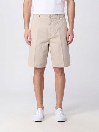 Carhartt Work in Progress High-Waisted Cotton Drill Shorts with Back Logo