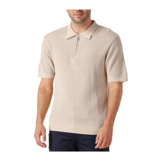 The Goodpeople Polo Shirts, male, Beige, Size: XL Beige Polo T-shirts Pica
