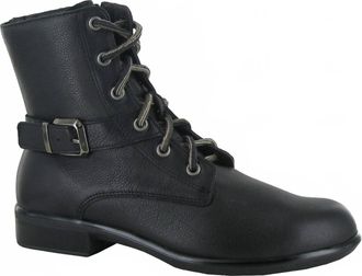 Naot Womens Soft Leather Boot In Black