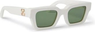 Off-white Virgil Green Square Unisex Sunglasses OERI126 0155 50