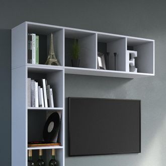 Vicco Separador De Ambientes Ludus, Blanco, 142.5 X 36.2 Cm