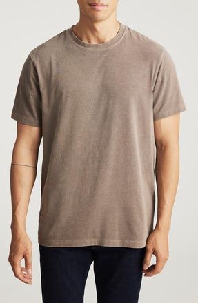 Mavi Cotton Blend Crewneck T-Shirt in Shitake at Nordstrom, Size X-Large