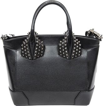 Christian Louboutin Black Grained Calfskin Leather Small Eloise Grained Calfskin Leather (Authentic Pre-Loved)
