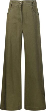 Max Mara Jeans, Dames, Groen, M, Alamaro Pant