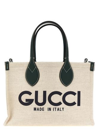 Gucci Beige Logo Mini Tote
