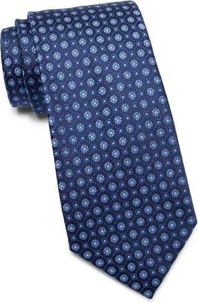 Ted Baker Florette Silk Blend Tie in Navy at Nordstrom Rack