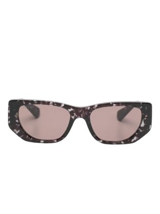 Gucci cat-eye sunglasses - unisex - Acetate - 53 - Black