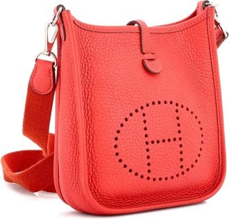 Herm&egrave;s Evelyne Bag Gen III Clemence TPM crossbody bag - Rood