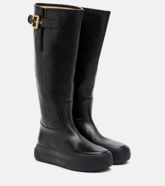 Chlo&eacute; Chlo&eacute; Delia leather knee-high boots