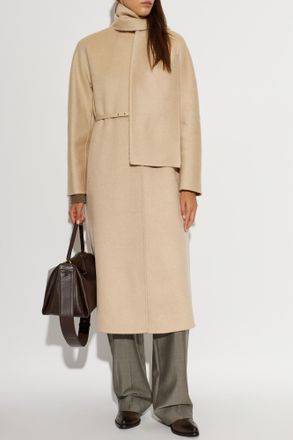 Max Mara Wool Coat Umico, Womens, Beige