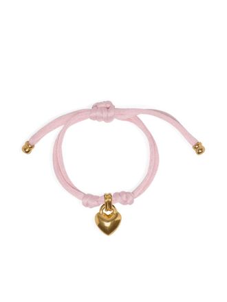 Patou Heart bracelet - women - Brass - One Size - Pink