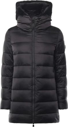 Save The Duck Matilda Hooded Coat - Dames - Parka Jassen - Zwart - L - Jassen