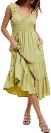 Wishlist Scoop Neck Midi Dress in Avocado at Nordstrom Rack, Size Medium