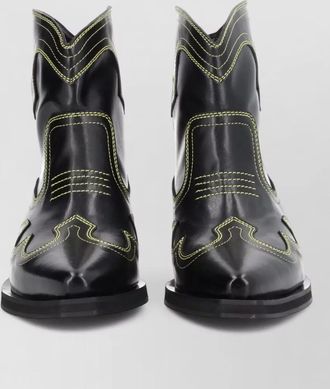 Ganni low shaft boots