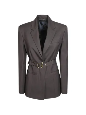 Pinko Vitiano Giacca Tailored Brown Blazer