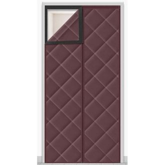 OEM Cortina De Puerta Con Cierre Magn&eacute;tico, Opaca, Insonorizada, Protecci&oacute;n Contra El Fr&iacute;o, 120x210cm (marr&oacute;n)