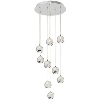 Lucande Lucande - led Ceiling Light Hayley made of Glass for Living Room & Dining Room