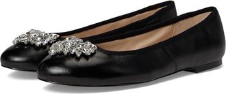 Jack Rogers Ellina Jeweled Ballet Womens Shoes Black : 9.5 M, Leather