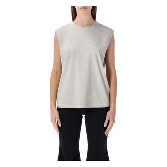 Diesel Tops, Dames, Grijs, S, Katoen, T-Embej Tank Top