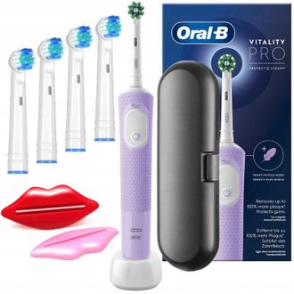 OEM Set De Cepillo De Dientes El&eacute;ctrico Oral-b Vitality Pro D103 En Caja Morada