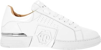 Philipp Plein Phantom Kicks Lo-Top Sneakers - unisex - Sneakers - Wit - 35 EU - Leer - Schoenen