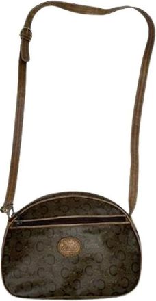 Celine Pre-owned Cross Body Bags, female, Brown, Size: ONE SIZE Pre-owned Vintage Leather Cross Body Bag