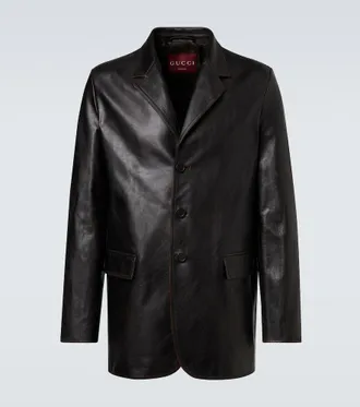 Gucci Leather blazer