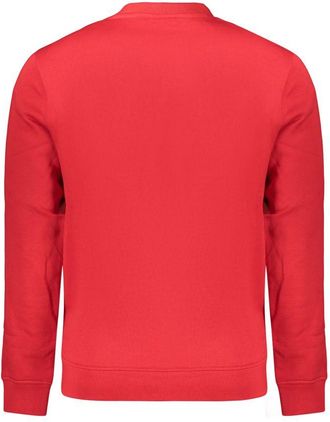 Napapijri Cotton Blend Crewneck Sweatshirt - Red