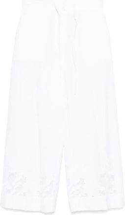 P.A.R.O.S.H. Pantaloni Cioccolato - Bianco