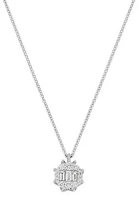 Bony Levy Mika Diamond Pendant Necklace in 18K White Gold at Nordstrom Rack