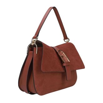 Furla Flow M Handtas - Dames - Tassen - Bruin - Maat: ONE Size Leer