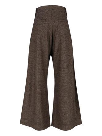 Eudon Choi Womens Trousers Brown Wool