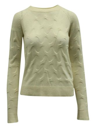 Theory crew-neck sweater - women - Cashmere - 0 - White