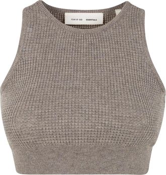Fear of God Wafelgebreide top - Beige