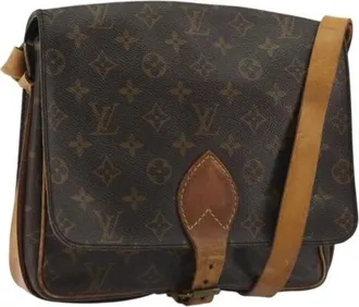 Louis Vuitton Pre-owned Vintage Monogram Schoudertas - Dames - Vintage Schoudertas - Bruin - ONE Size - Leer - Vintage
