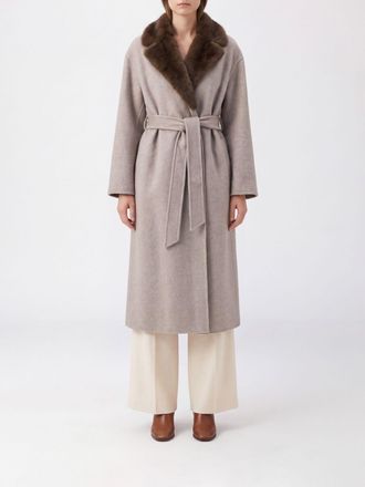 Parosh Coat Woman color Dove Grey