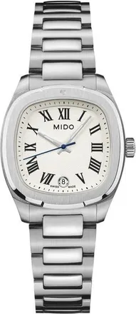 Mido Multifort TV Bracelet Watch, 27.6mm x 28mm in White at Nordstrom