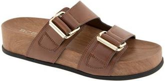 BCBGeneration Sanzia Platform Slide Sandal in Tobacco Brown at Nordstrom, Size 6.5