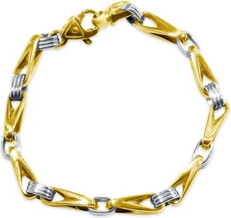 Pompeii3 Mens Designer Seed Link 14k Gold (38gram) or Platinum (61gram) 6mm Bracelet 9