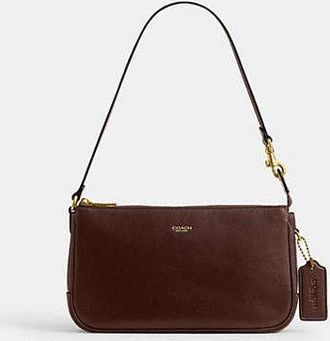 Coach Womens Plaza Bag in Brown | Leather
