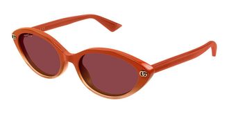 Gucci GG2110S 003 Womens Sunglasses Orange Size 54 - Free RX Lenses - Free RX Lenses
