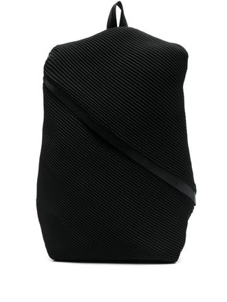 Pleats Please Issey Miyake plise&eacute; pleated backpack - Black
