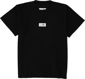Maison Margiela White Boxy Fit Minimalist Patch Cotton T-Shirt