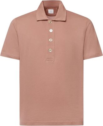 Eleventy Polo Shirt - Heren - Polos - Roze - XL - Katoen - Tops