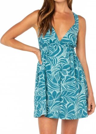 Roxy Womens Wilder Coast Dress In Blue