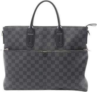 Louis Vuitton Pre-owned Tote Bags, male, Black, Size: ONE SIZE Pre-owned Canvas louis-vuitton-bags