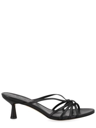 Aeyde Abby Flared Heel Knot Sandals
