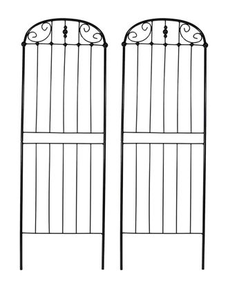 Sunnydaze 2-Pack Wire Traditional Garden Trellis For Climbing Plants & Flowers