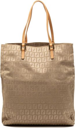 Fendi Pre-owned Womens Zucchino Canvas Tote - Sage Green Textile - One Size